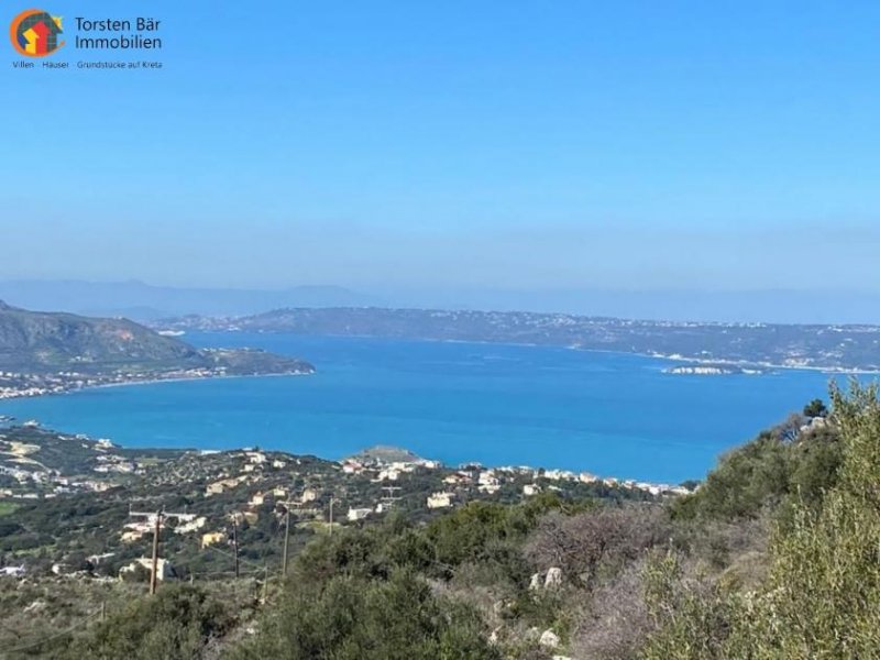 Drapanos Kreta, Drapanos, Grosszügige Villa im eigenen Park mit Panorama Meerblick Haus kaufen